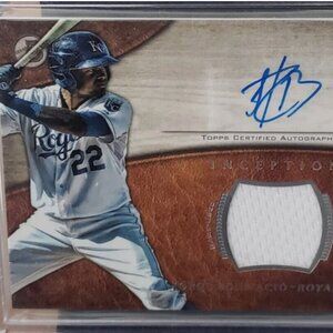 2014 Bowman Inception - Autographed Relics #AR-JB Jorge Bonifacio